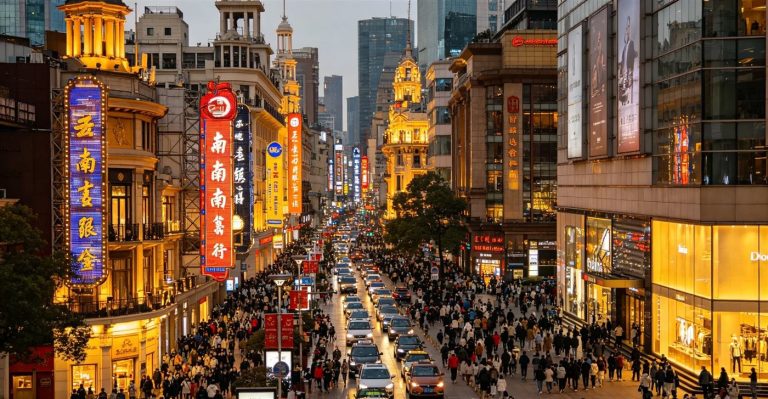 Nanjing Road в Шанхае: как пройти от People’s Square к The Bund и не устать от толпы