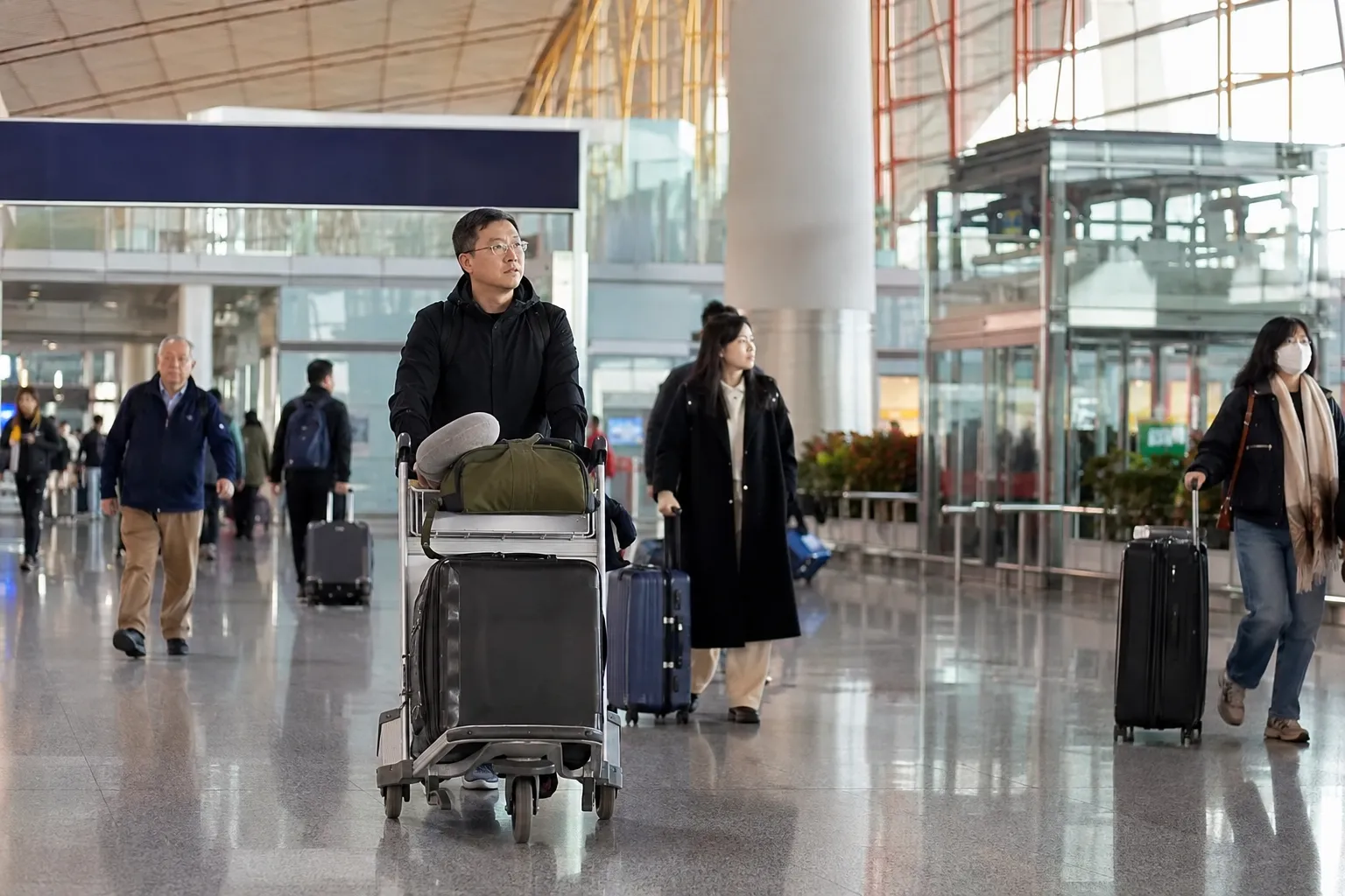 Терминал аэропорта Пекина Шоуду PEK